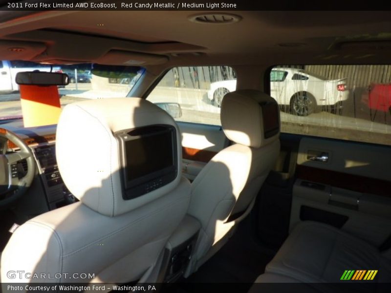 Red Candy Metallic / Medium Light Stone 2011 Ford Flex Limited AWD EcoBoost