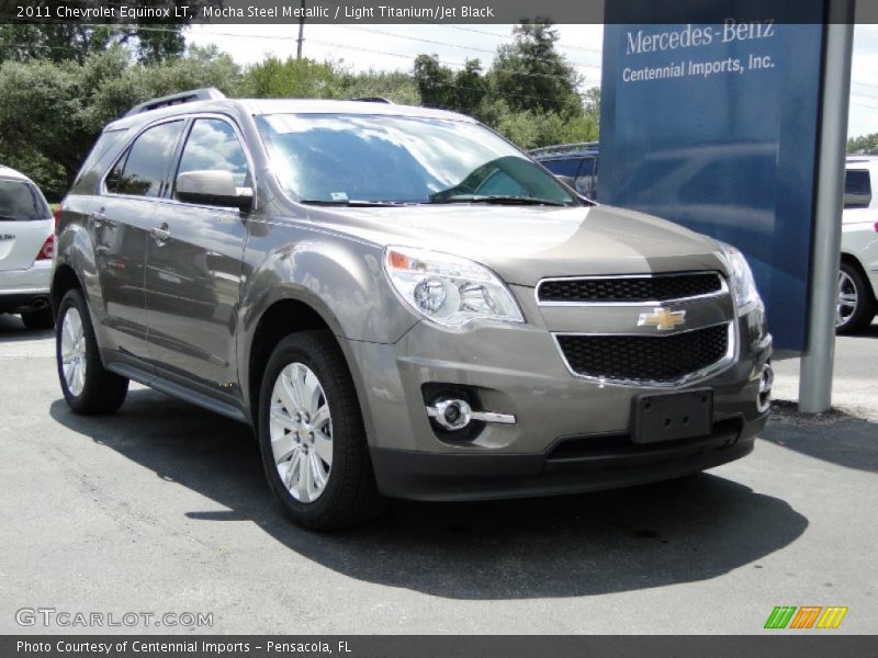 Mocha Steel Metallic / Light Titanium/Jet Black 2011 Chevrolet Equinox LT