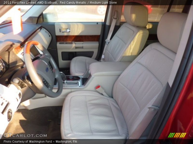 Red Candy Metallic / Medium Light Stone 2011 Ford Flex Limited AWD EcoBoost