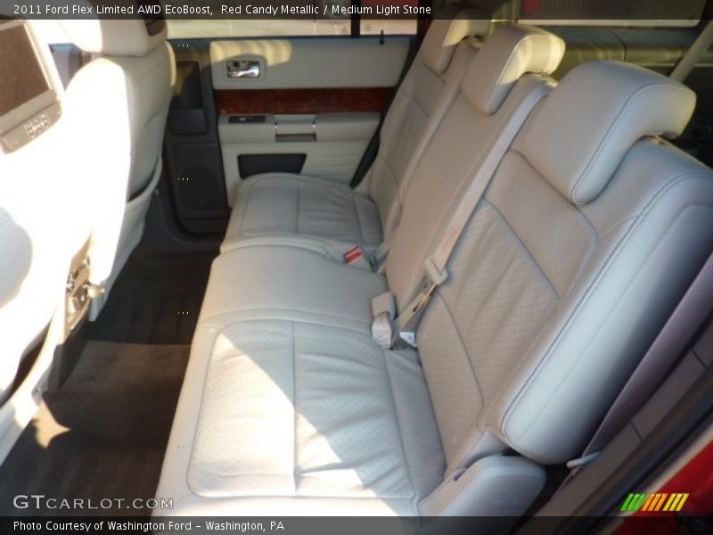Red Candy Metallic / Medium Light Stone 2011 Ford Flex Limited AWD EcoBoost