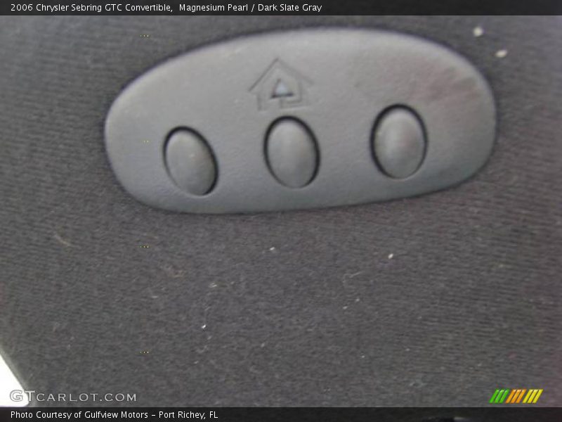 Magnesium Pearl / Dark Slate Gray 2006 Chrysler Sebring GTC Convertible