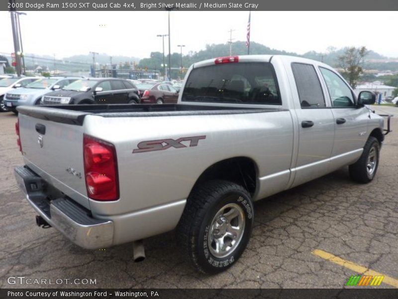  2008 Ram 1500 SXT Quad Cab 4x4 Bright Silver Metallic