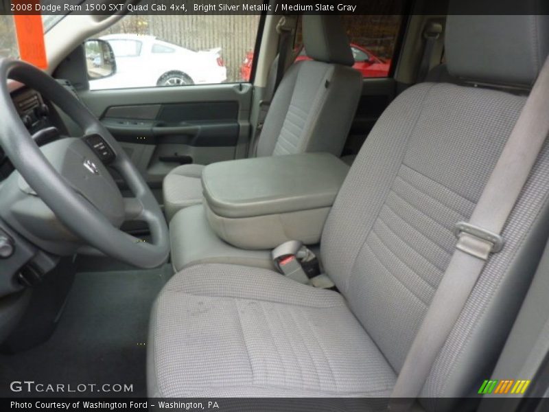  2008 Ram 1500 SXT Quad Cab 4x4 Medium Slate Gray Interior