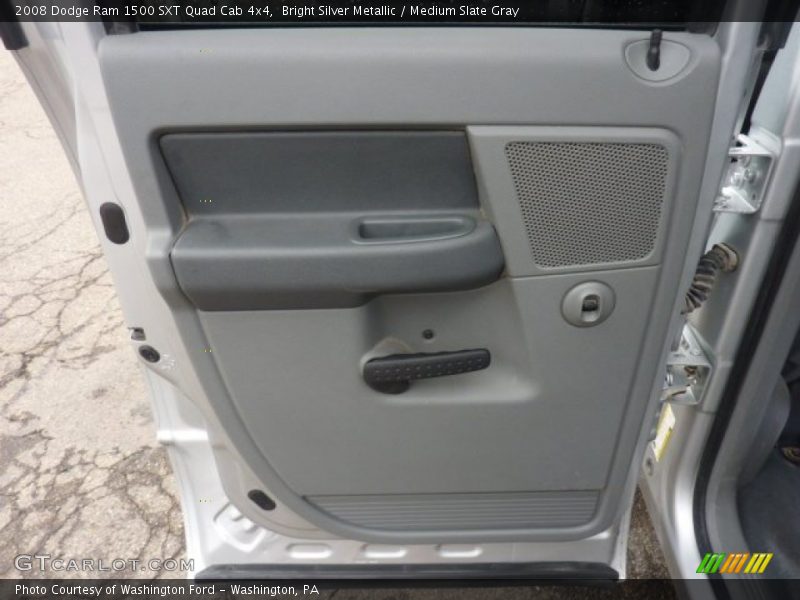 Bright Silver Metallic / Medium Slate Gray 2008 Dodge Ram 1500 SXT Quad Cab 4x4