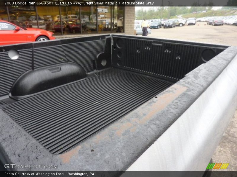 Bright Silver Metallic / Medium Slate Gray 2008 Dodge Ram 1500 SXT Quad Cab 4x4