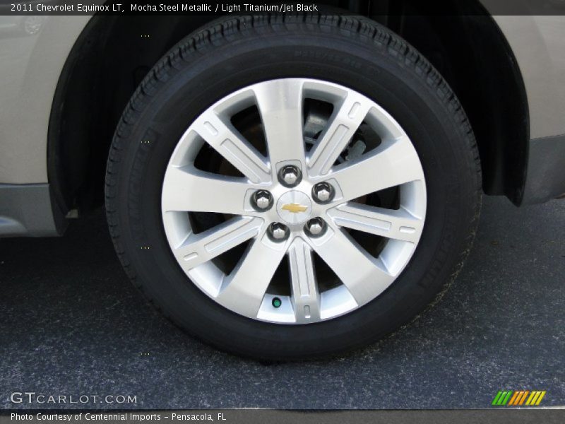 Mocha Steel Metallic / Light Titanium/Jet Black 2011 Chevrolet Equinox LT