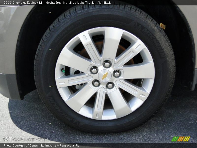 Mocha Steel Metallic / Light Titanium/Jet Black 2011 Chevrolet Equinox LT