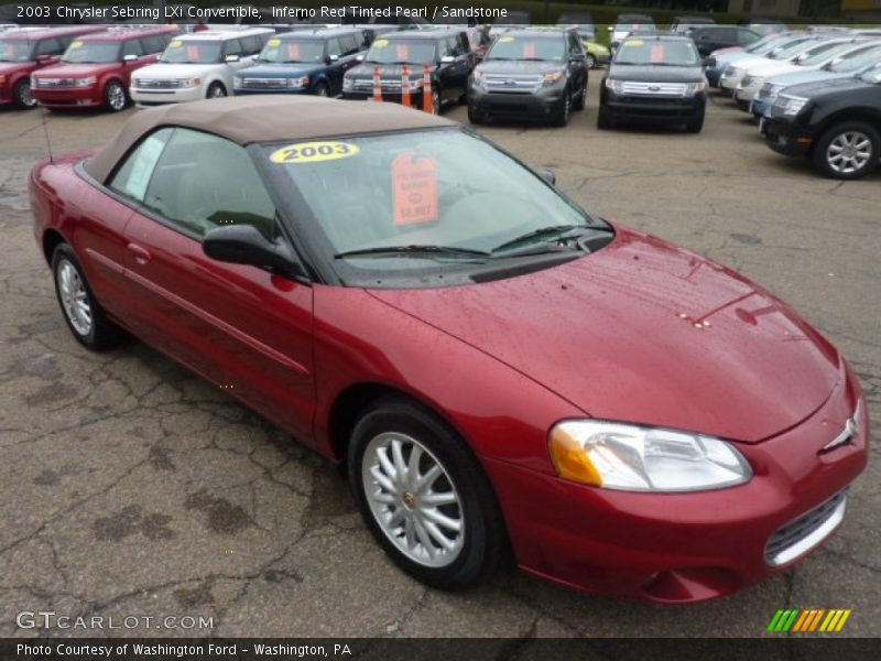 Front 3/4 View of 2003 Sebring LXi Convertible
