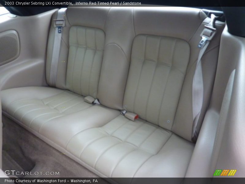  2003 Sebring LXi Convertible Sandstone Interior