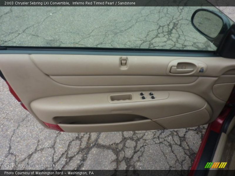Door Panel of 2003 Sebring LXi Convertible