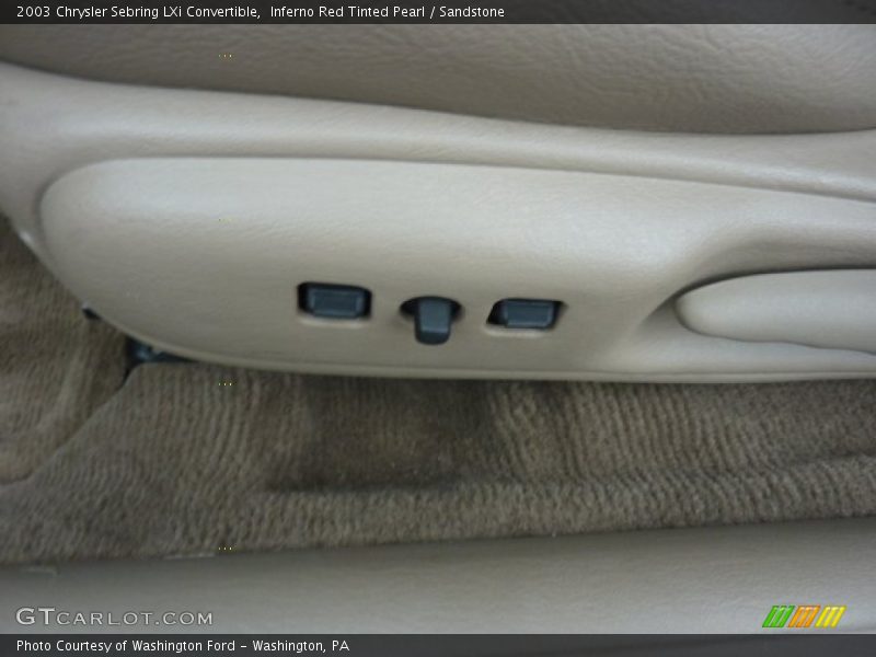 Controls of 2003 Sebring LXi Convertible