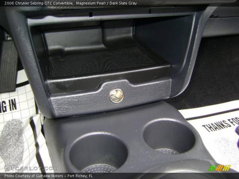 Magnesium Pearl / Dark Slate Gray 2006 Chrysler Sebring GTC Convertible