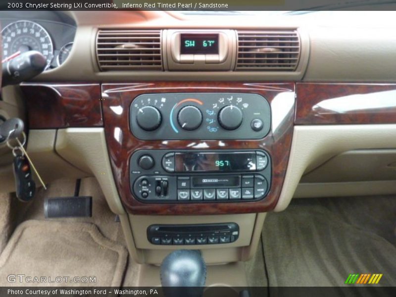 Controls of 2003 Sebring LXi Convertible