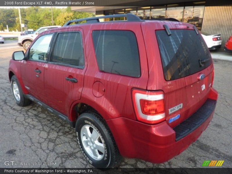 Redfire Metallic / Stone 2008 Ford Escape XLT 4WD