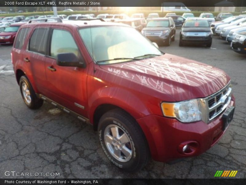 Redfire Metallic / Stone 2008 Ford Escape XLT 4WD