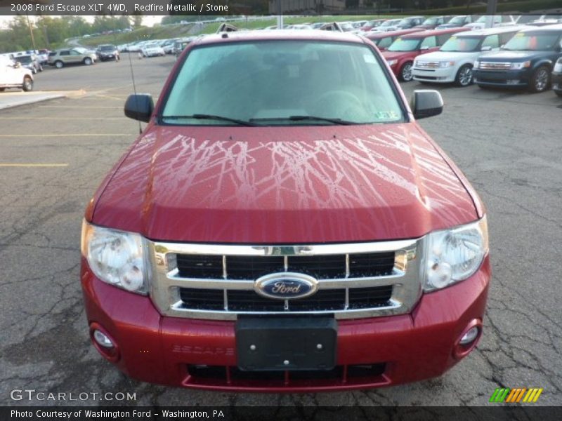 Redfire Metallic / Stone 2008 Ford Escape XLT 4WD