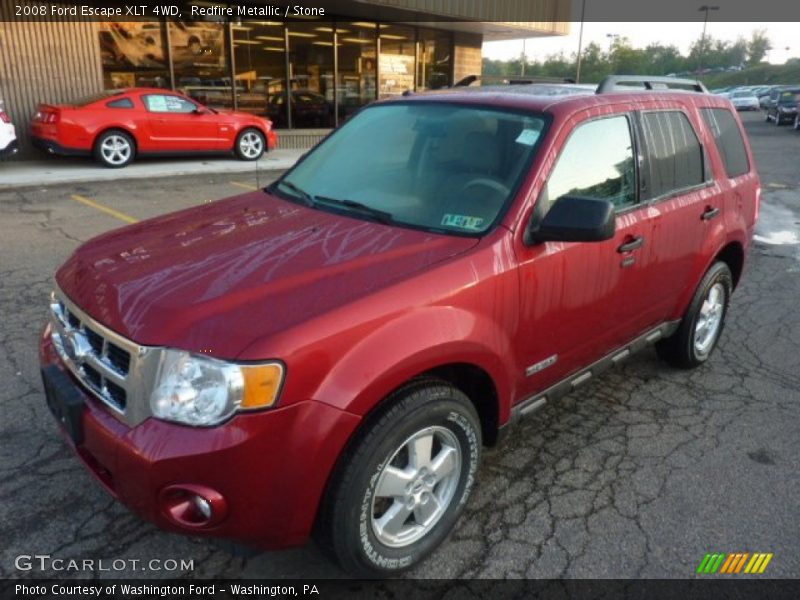 Redfire Metallic / Stone 2008 Ford Escape XLT 4WD