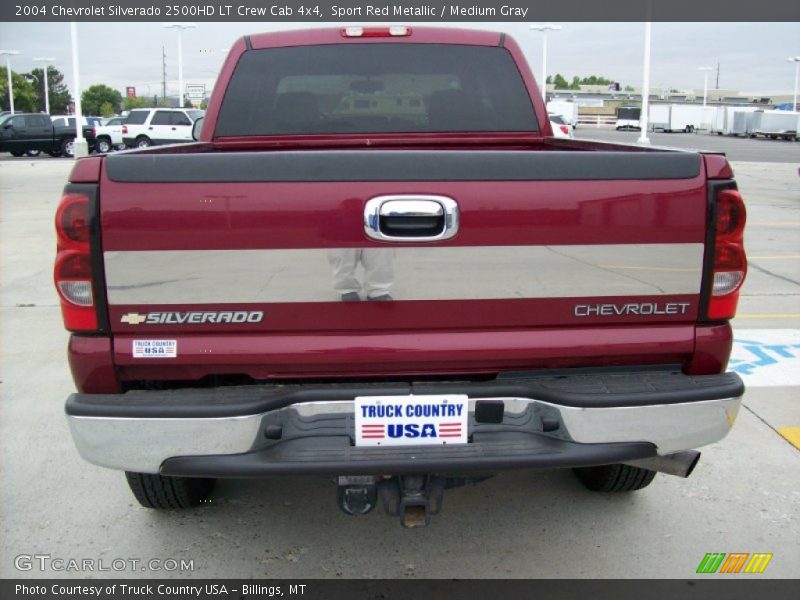 Sport Red Metallic / Medium Gray 2004 Chevrolet Silverado 2500HD LT Crew Cab 4x4