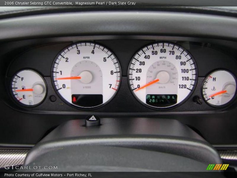 Magnesium Pearl / Dark Slate Gray 2006 Chrysler Sebring GTC Convertible
