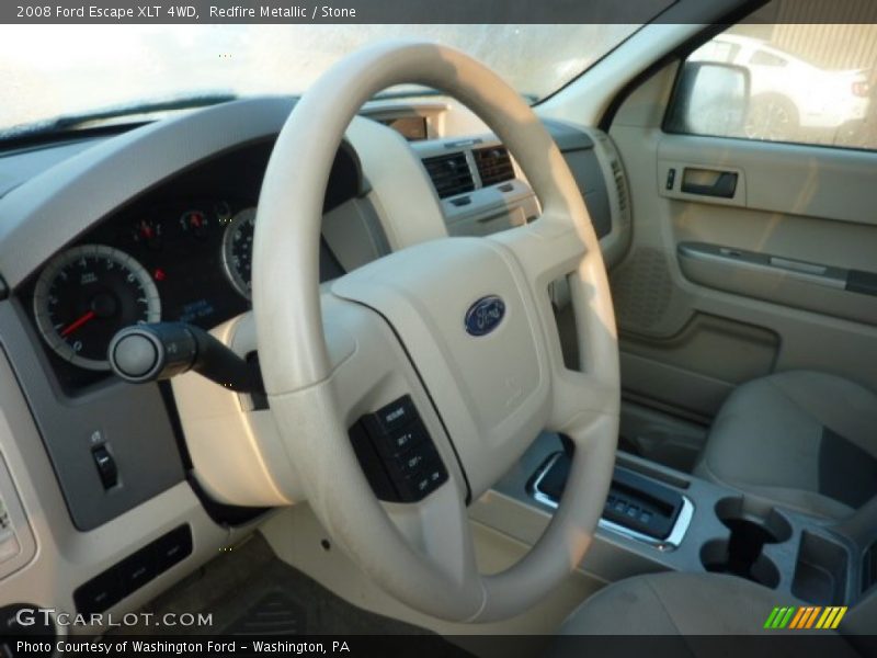 Redfire Metallic / Stone 2008 Ford Escape XLT 4WD