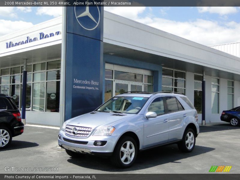 Alpine Rain Metallic / Macadamia 2008 Mercedes-Benz ML 350 4Matic