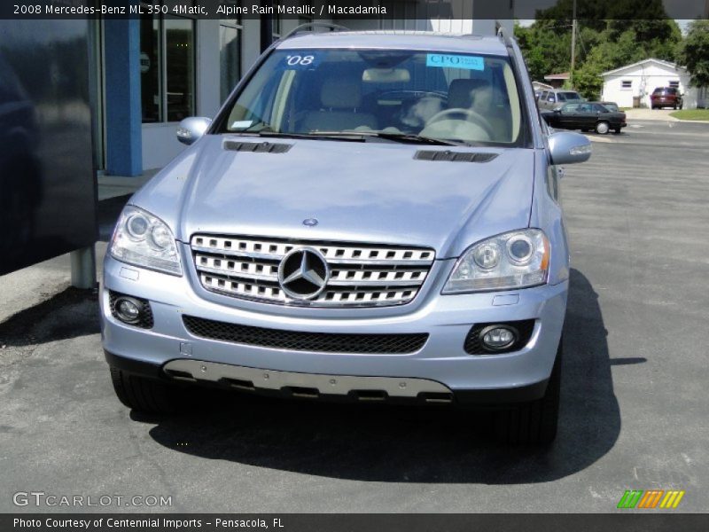 Alpine Rain Metallic / Macadamia 2008 Mercedes-Benz ML 350 4Matic
