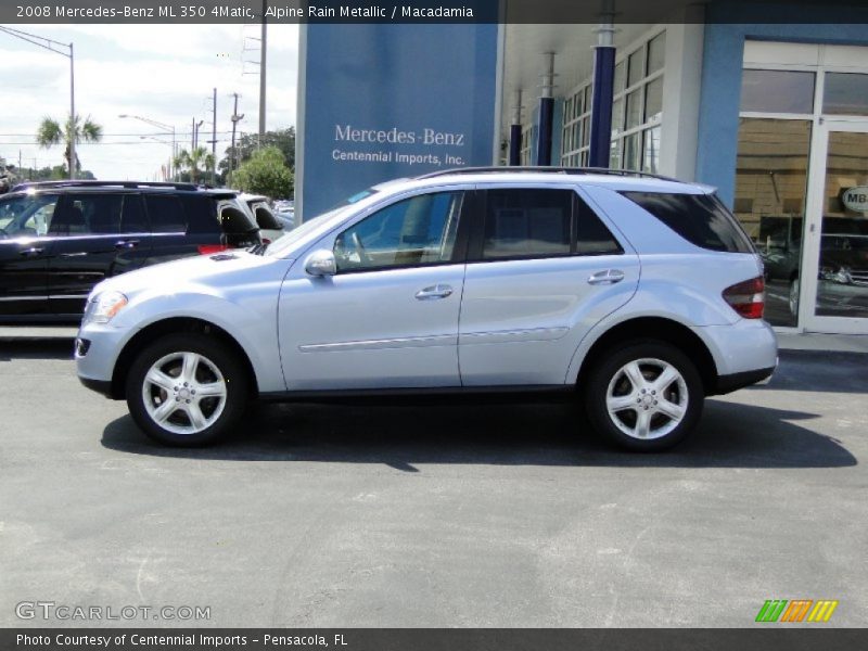 Alpine Rain Metallic / Macadamia 2008 Mercedes-Benz ML 350 4Matic