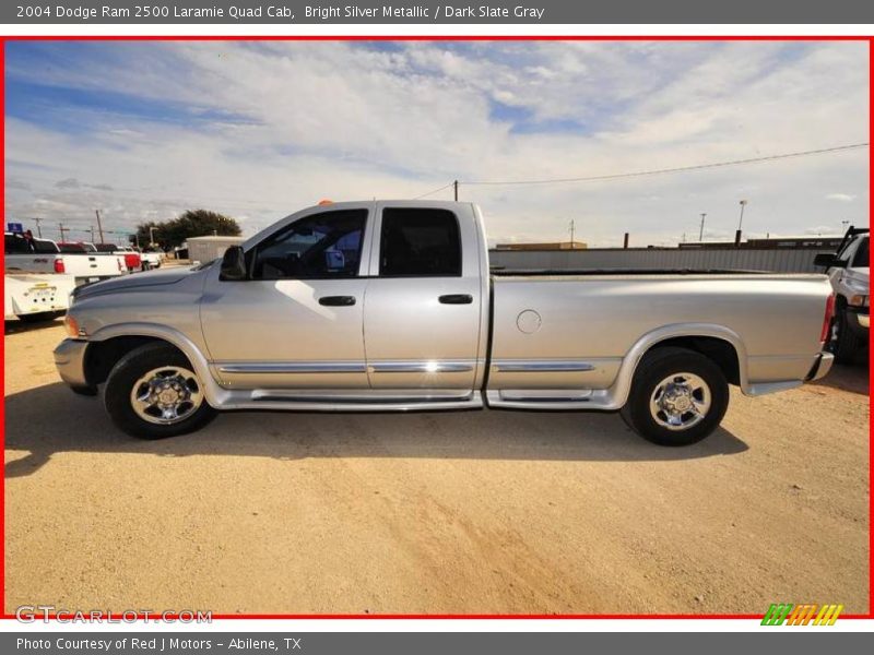 Bright Silver Metallic / Dark Slate Gray 2004 Dodge Ram 2500 Laramie Quad Cab