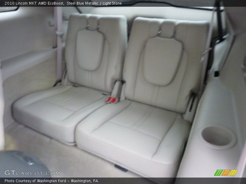Steel Blue Metallic / Light Stone 2010 Lincoln MKT AWD EcoBoost