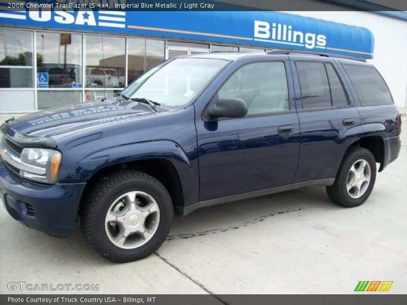 Imperial Blue Metallic / Light Gray 2008 Chevrolet TrailBlazer LS 4x4