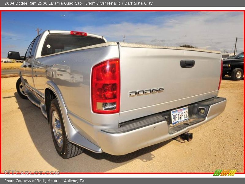 Bright Silver Metallic / Dark Slate Gray 2004 Dodge Ram 2500 Laramie Quad Cab