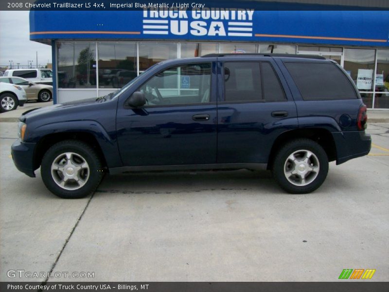 Imperial Blue Metallic / Light Gray 2008 Chevrolet TrailBlazer LS 4x4