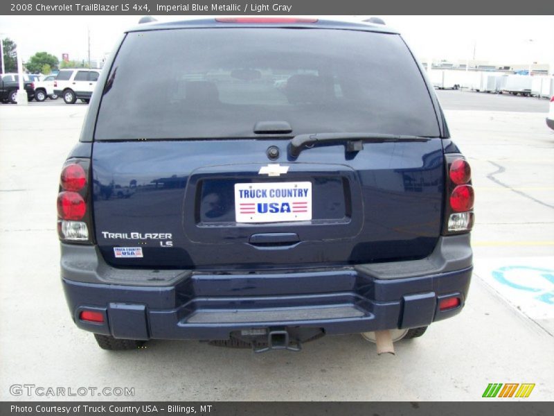 Imperial Blue Metallic / Light Gray 2008 Chevrolet TrailBlazer LS 4x4