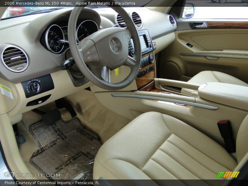 Alpine Rain Metallic / Macadamia 2008 Mercedes-Benz ML 350 4Matic