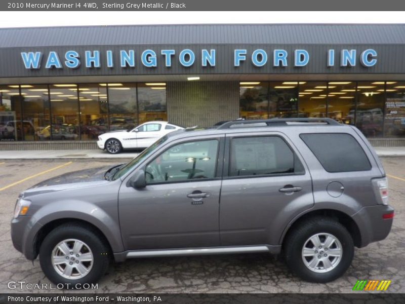 Sterling Grey Metallic / Black 2010 Mercury Mariner I4 4WD