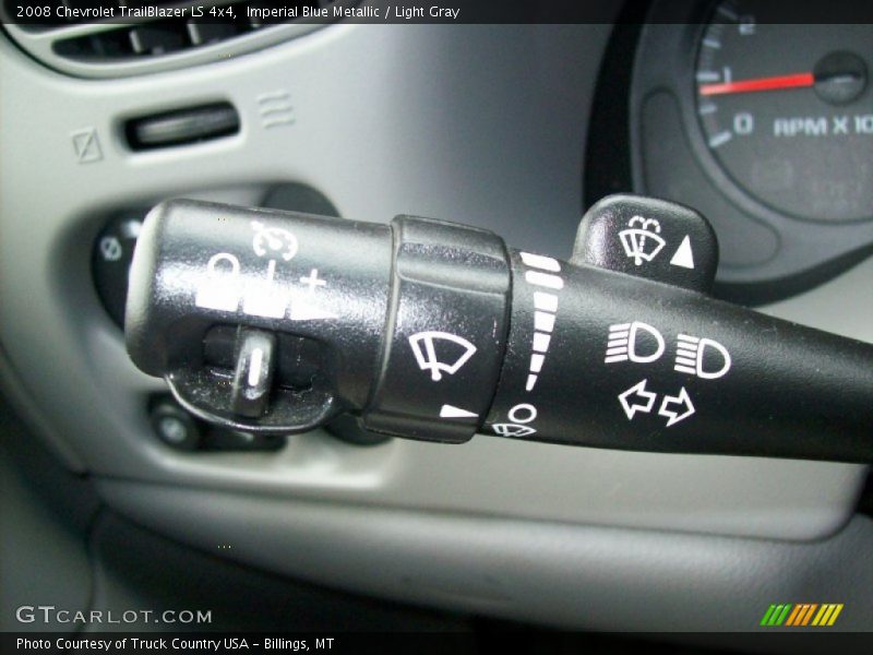 Imperial Blue Metallic / Light Gray 2008 Chevrolet TrailBlazer LS 4x4