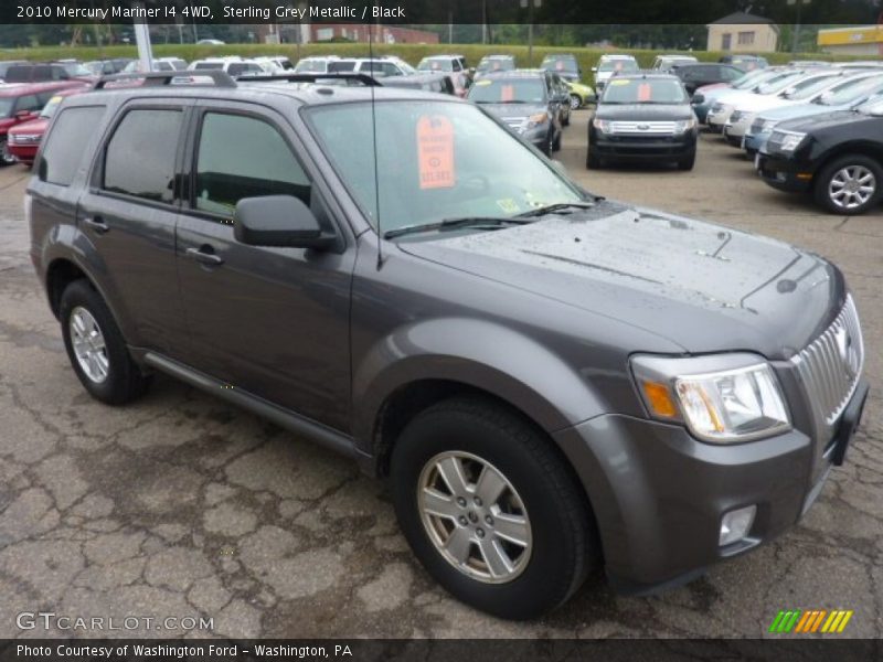 Sterling Grey Metallic / Black 2010 Mercury Mariner I4 4WD