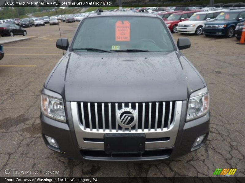 Sterling Grey Metallic / Black 2010 Mercury Mariner I4 4WD