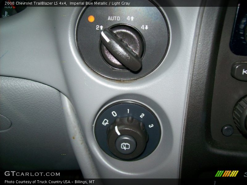 Imperial Blue Metallic / Light Gray 2008 Chevrolet TrailBlazer LS 4x4