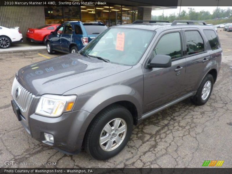 Sterling Grey Metallic / Black 2010 Mercury Mariner I4 4WD