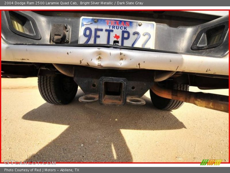 Bright Silver Metallic / Dark Slate Gray 2004 Dodge Ram 2500 Laramie Quad Cab