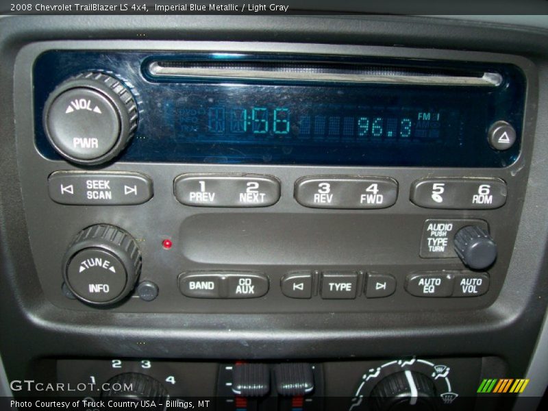 Imperial Blue Metallic / Light Gray 2008 Chevrolet TrailBlazer LS 4x4