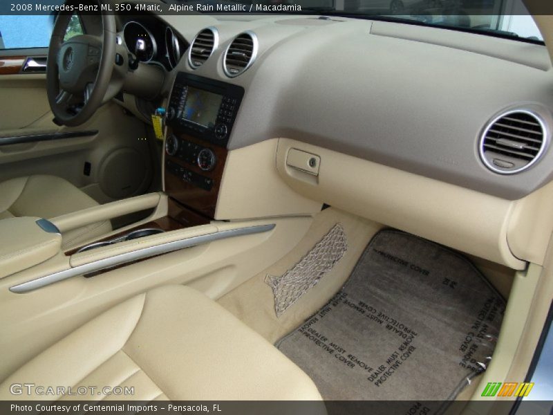 Alpine Rain Metallic / Macadamia 2008 Mercedes-Benz ML 350 4Matic