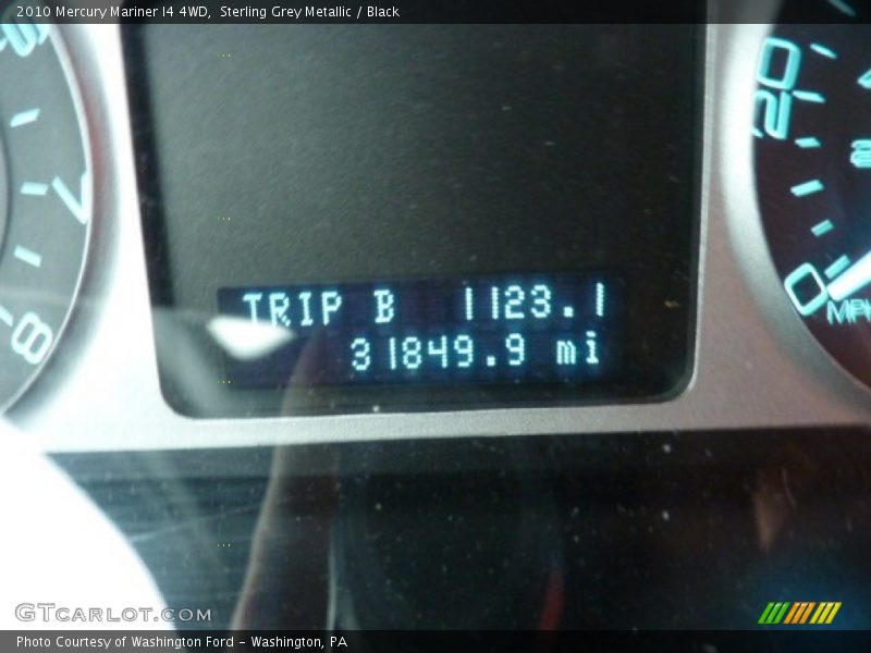 Sterling Grey Metallic / Black 2010 Mercury Mariner I4 4WD