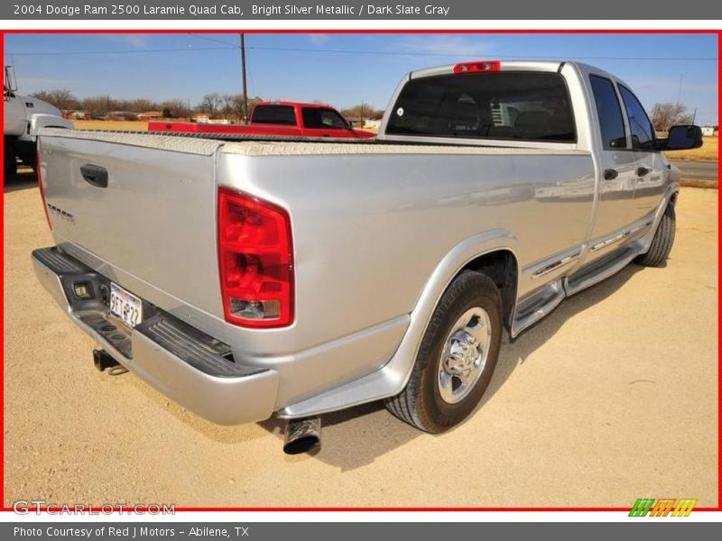 Bright Silver Metallic / Dark Slate Gray 2004 Dodge Ram 2500 Laramie Quad Cab