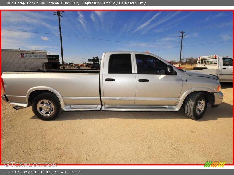 Bright Silver Metallic / Dark Slate Gray 2004 Dodge Ram 2500 Laramie Quad Cab