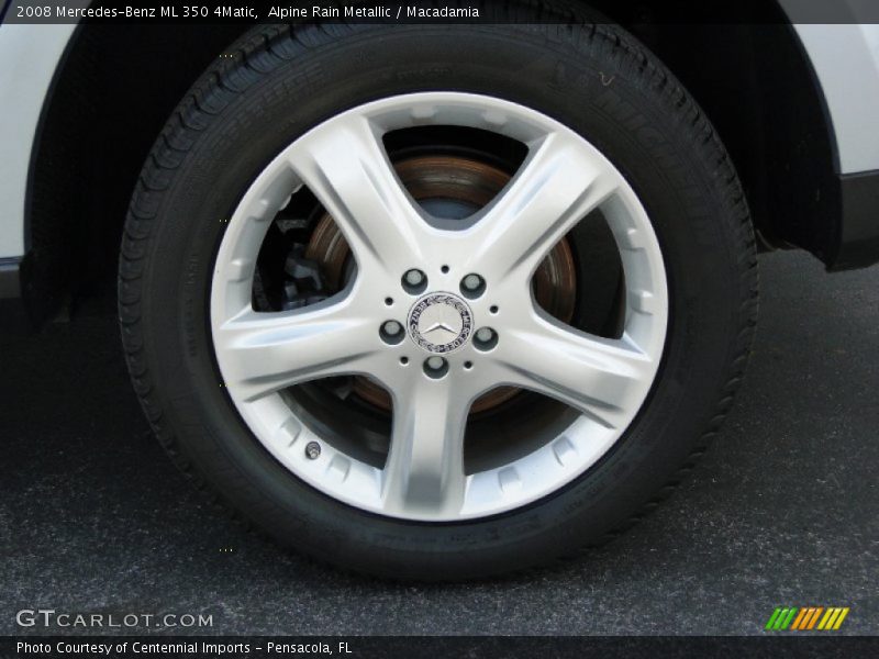Alpine Rain Metallic / Macadamia 2008 Mercedes-Benz ML 350 4Matic