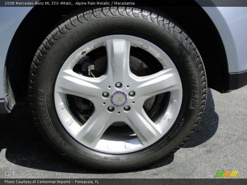 Alpine Rain Metallic / Macadamia 2008 Mercedes-Benz ML 350 4Matic