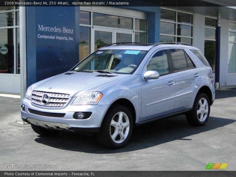 Alpine Rain Metallic / Macadamia 2008 Mercedes-Benz ML 350 4Matic