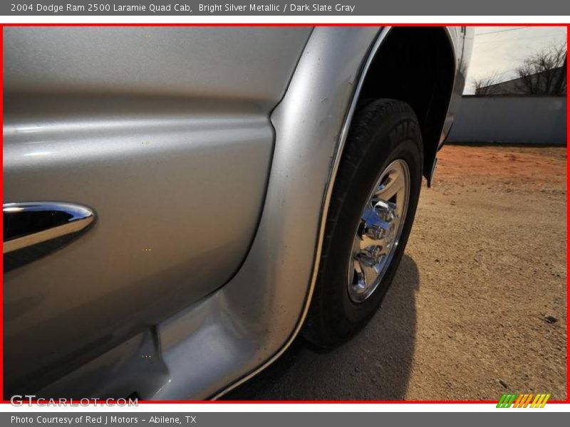 Bright Silver Metallic / Dark Slate Gray 2004 Dodge Ram 2500 Laramie Quad Cab